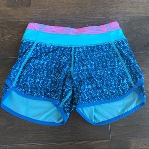 Girls Blue Ivivva Speedy Shorts